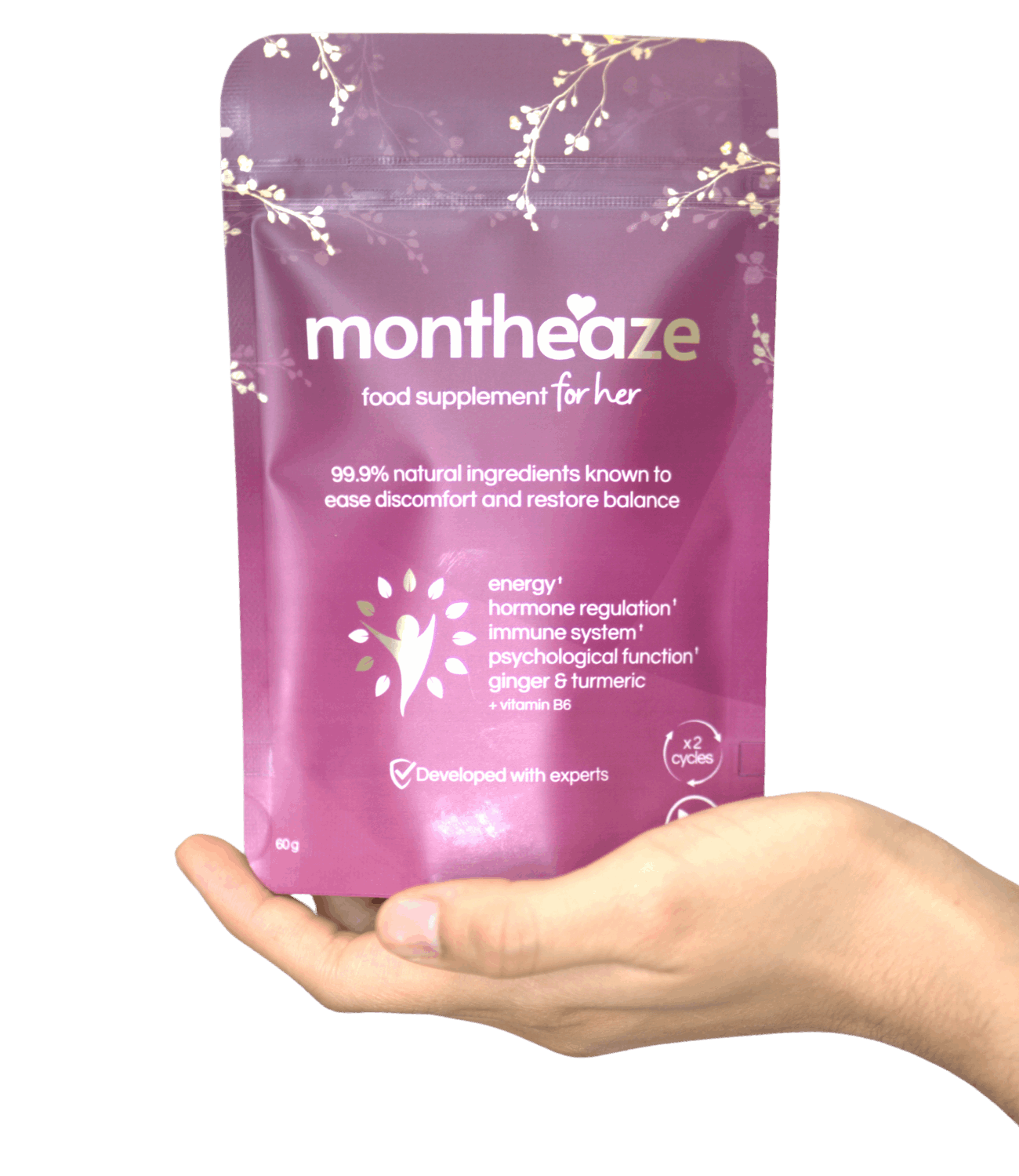 Montheaze Natural Period Pain Relief (2 cycles) - Montheaze